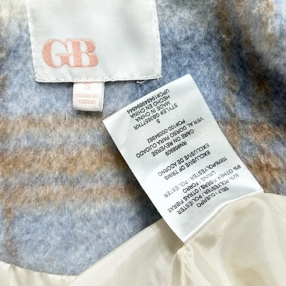 SOLD-Gianni Bini Plaid Flannel Shacket Grandpa Jacket - Picture 10 of 11